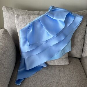 Blue Asymmetrical One Shoulder Top M